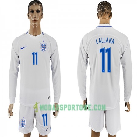 Koszulka Anglia Lallana 11 Mistrzostwa Świata 2018 Domowe Stroje Piłkarskie Długi Rękaw